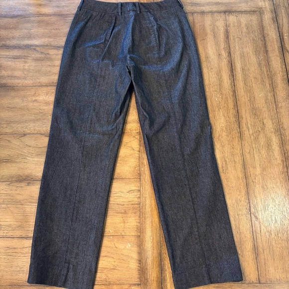 Sandro Black Denim Straight Leg Trousers, size 6, Office School Work Everyday - Picture 7 of 9